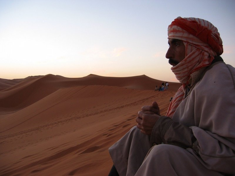 Путешественник в пустыне