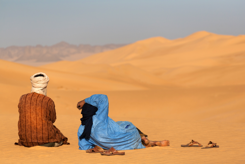 Туарег в пустыне