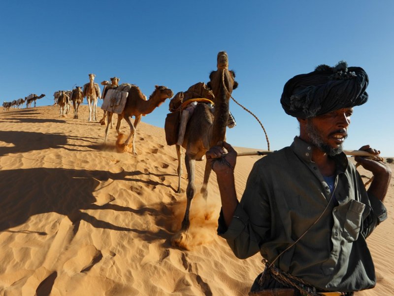 Туареги племя пустыня Караван