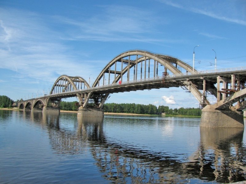 Липецкая область мост через реку Воронеж
