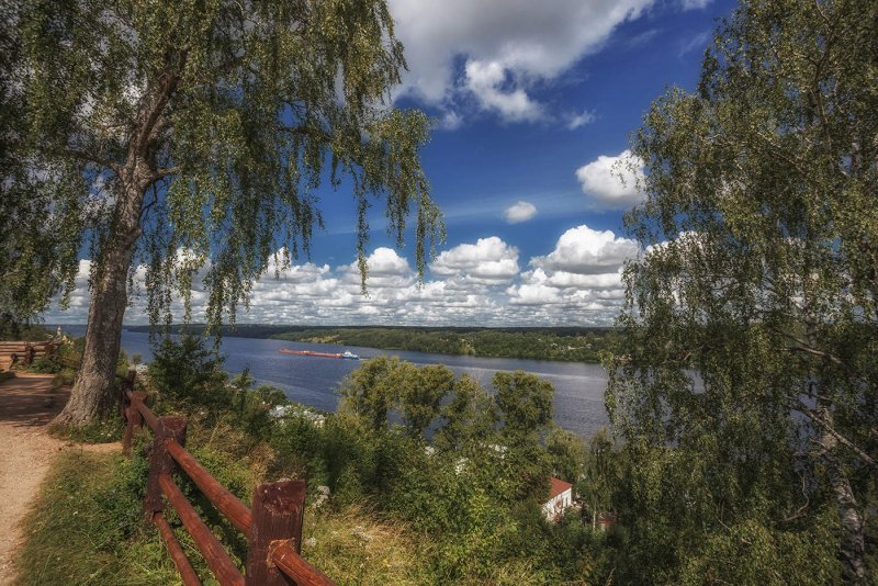 Заволжск Волга река