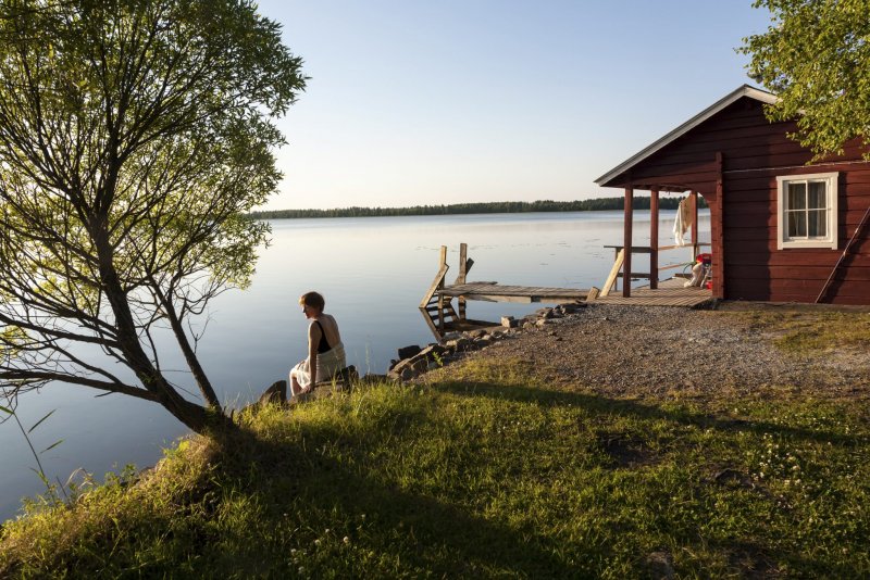 Дом у озера Финляндия