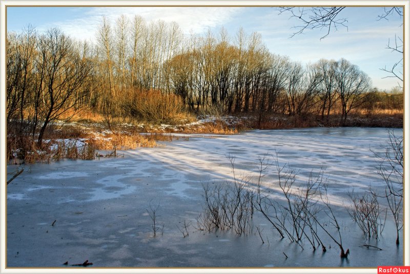 Ледяные Торосы на реке