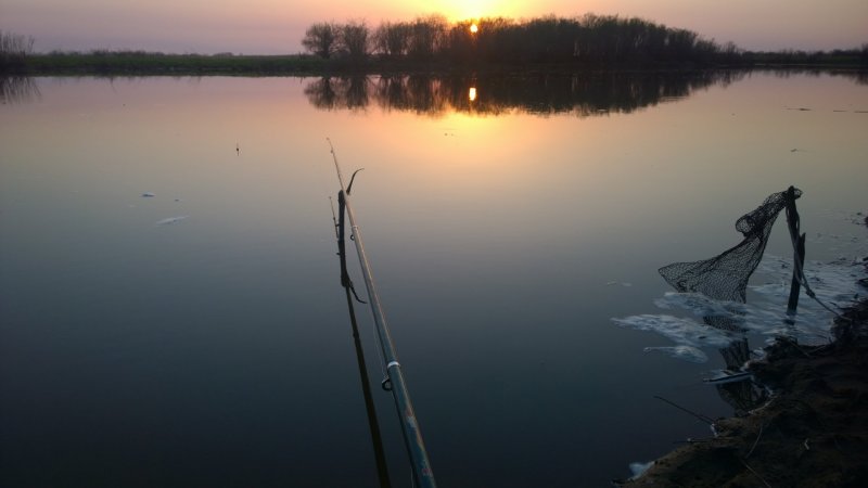 Летняя рыбалка на озере