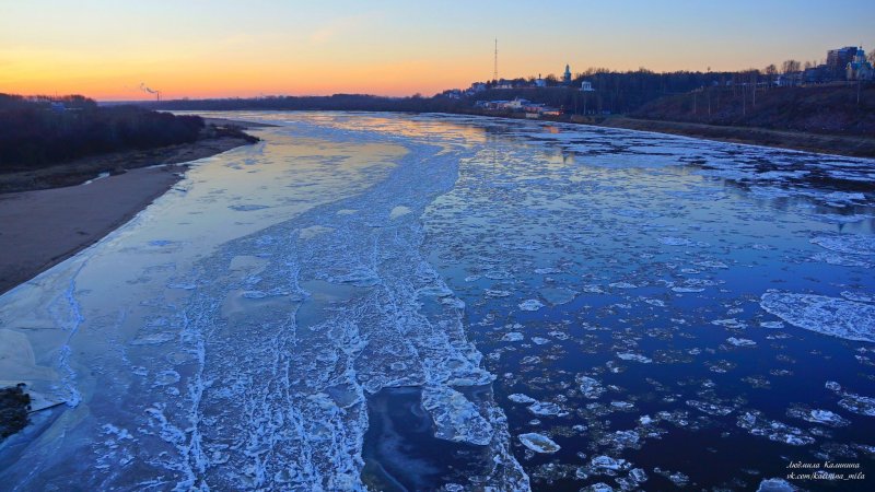 Реки с зимним половодьем в России
