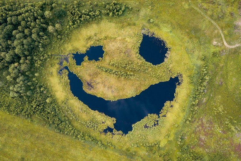 Озеро смайлик во Владимирской