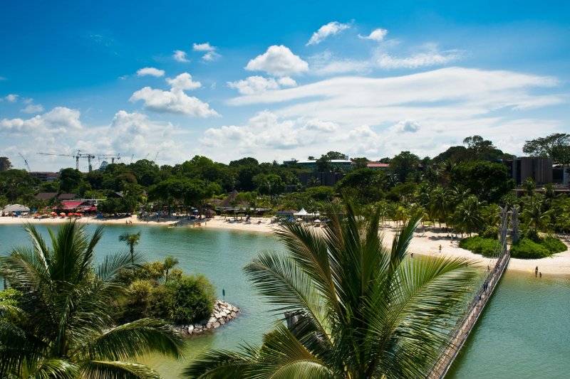Сингапур Сентоза пляжи