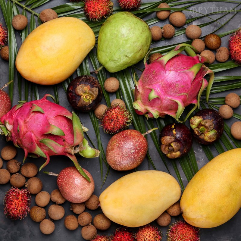 Тропические фрукты фото с названиями вьетнама