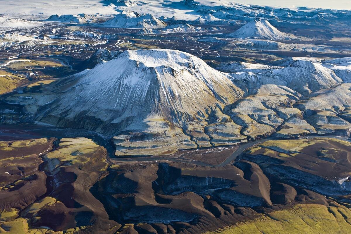 Исландский ПОДЛЕДНИКОВЫЙ вулкан – Катла, на юге Исландии.