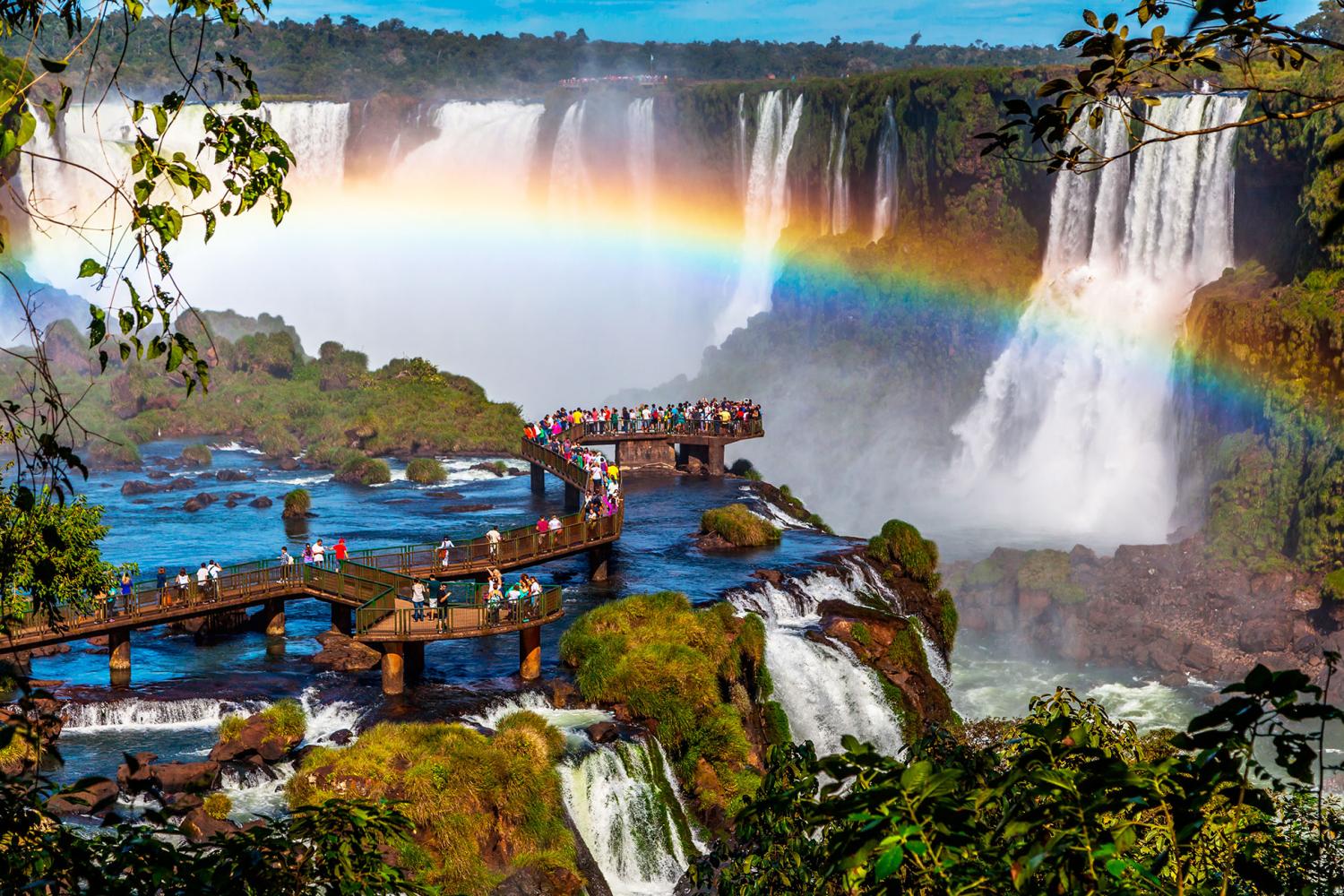 Бразилия водопады Игуасу