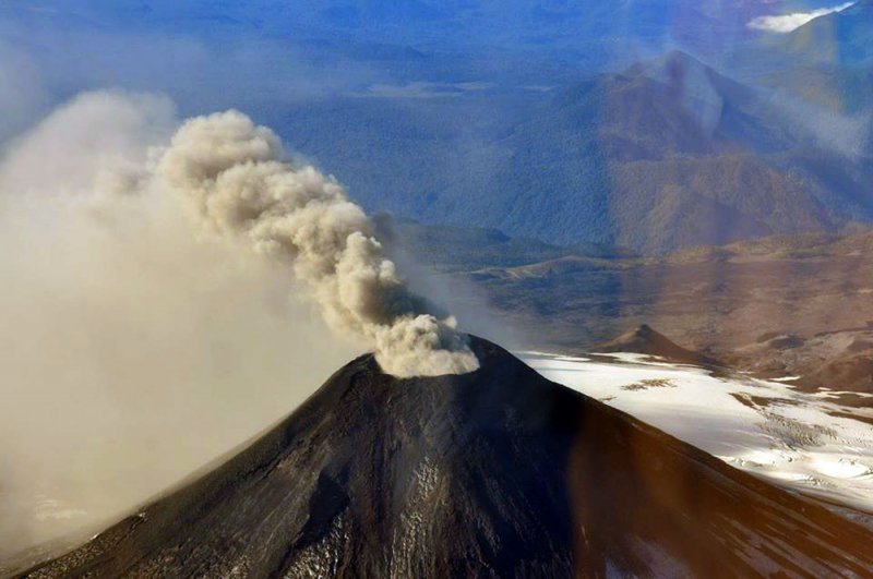 Высота вулкана Вильяррика