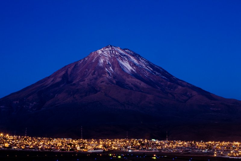 Вулкан Мисти в Перу