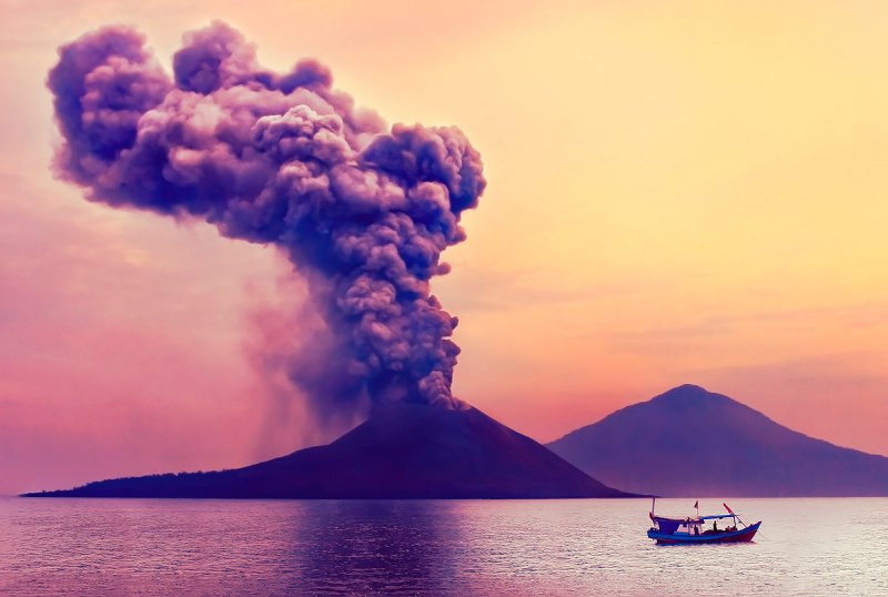 Извержение вулкана Кракатау в 1883 году