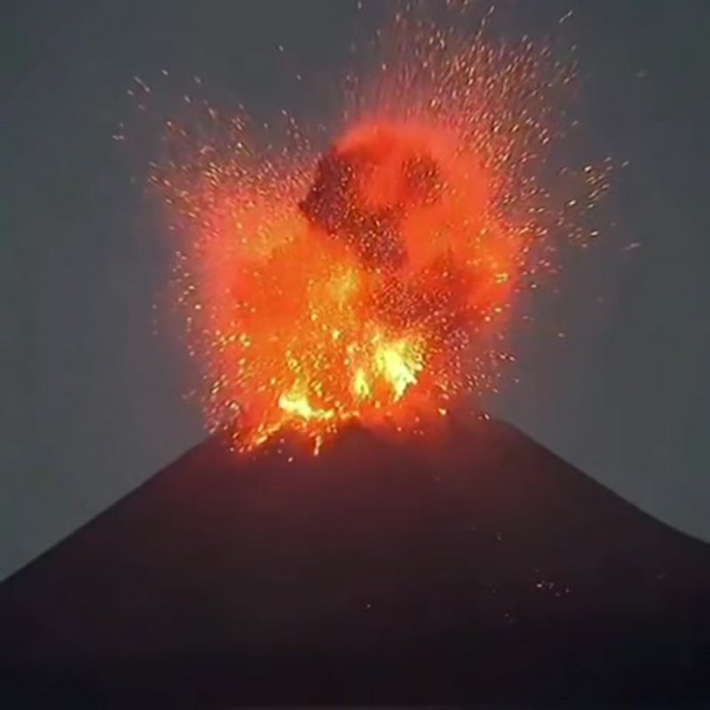 Последнее извержение вулкана Кракатау