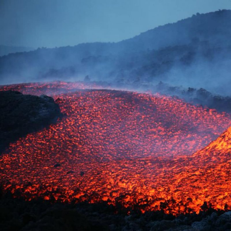Лава камень вулкан Этна