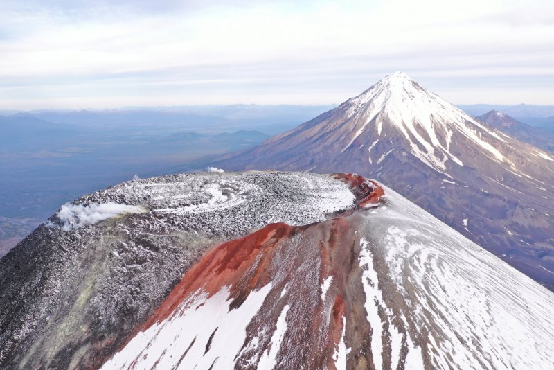 Извержение вулкана на Камчатке 2020
