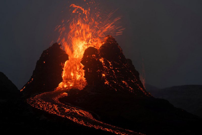 Вулкан Маелифелл в Исландии