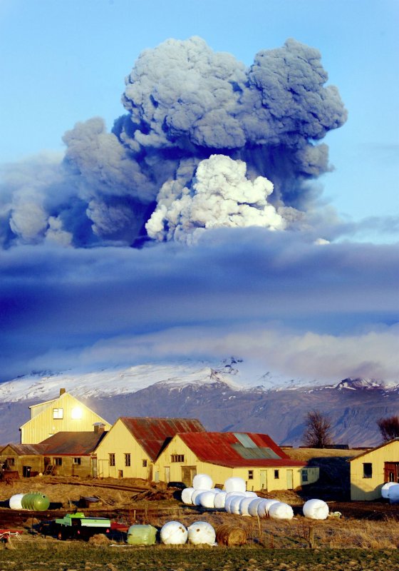 Вулкан в Исландии 2021