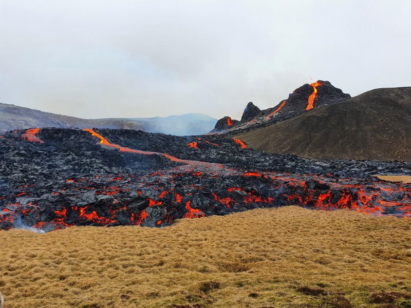 Вулкан Маелифелл в Исландии