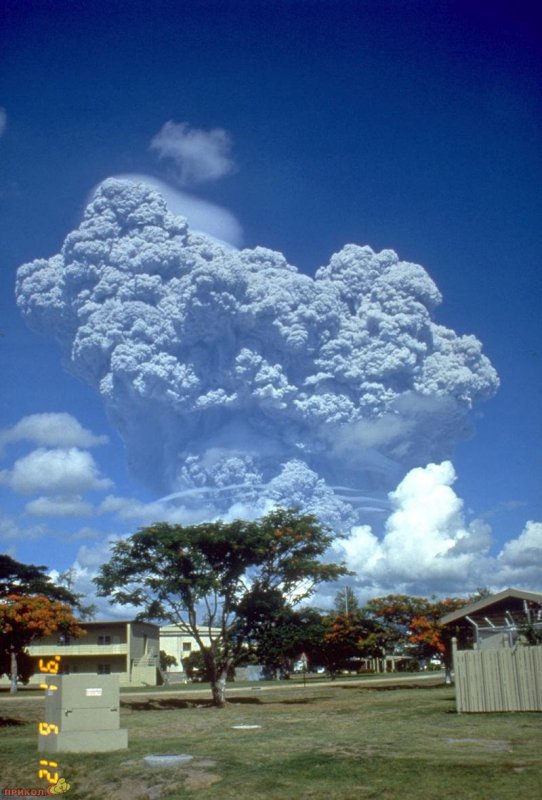 Вулкан Пинатубо извержение в 1991