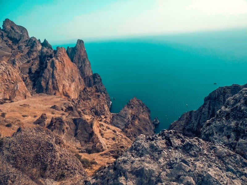 Коктебель Крым вулкан Карадаг