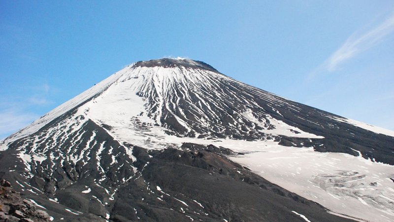 Кратер вулкана Авача