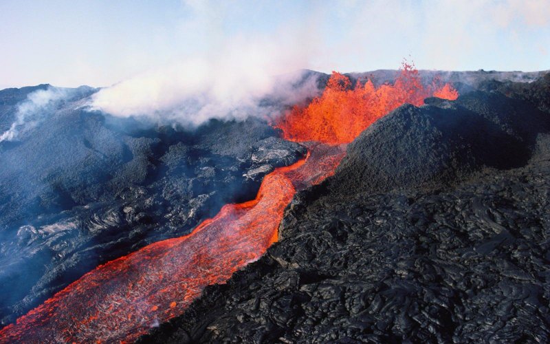 Извержение вулкана на Гавайях 2020