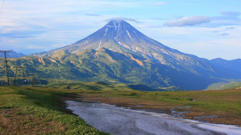 Вилючинский вулкан Ключевской