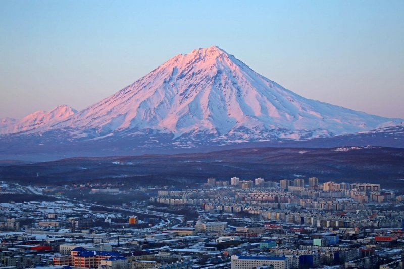 Вулкан Камчатка Петропавловск Камчатский