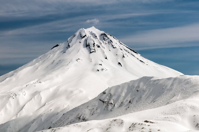 Вилючинский вулкан зима