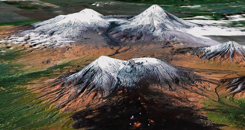 Ключевская группа вулканов Камчатка