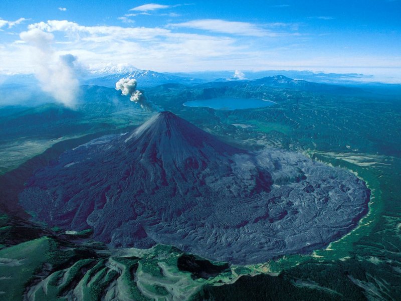 Вулканы Камчатки Карымская сопка