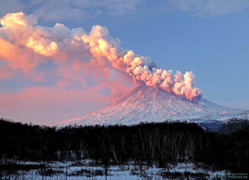Потухшие вулканы Камчатки
