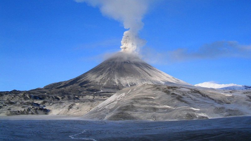 Вулканы Камчатки Карымская сопка