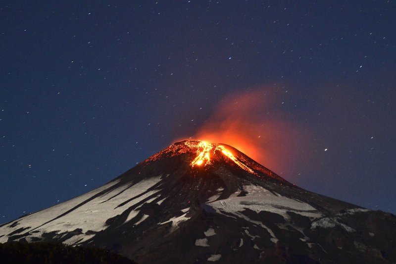 Жерло вулкана Камчатка