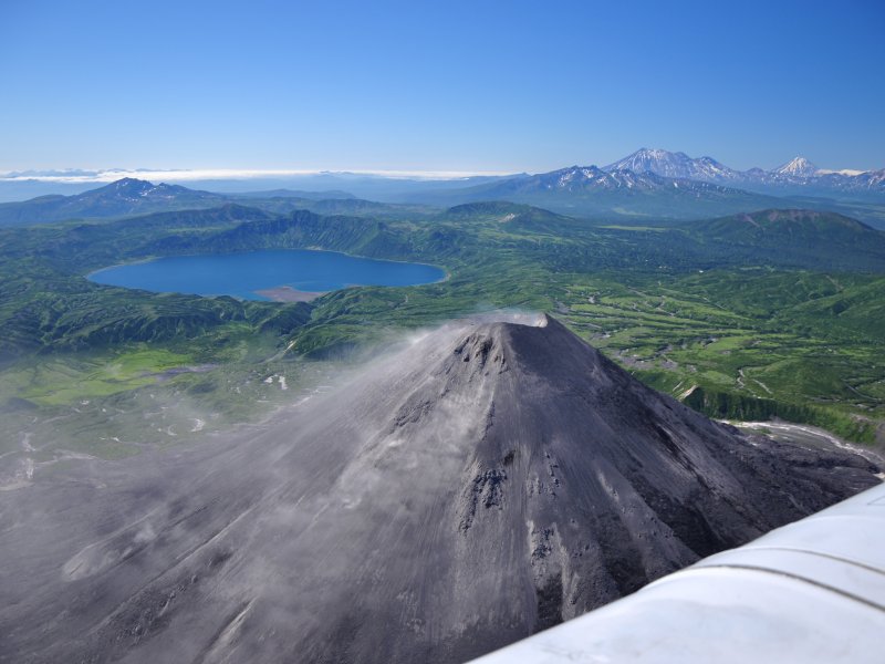 Высота вулкан Карымская сопка