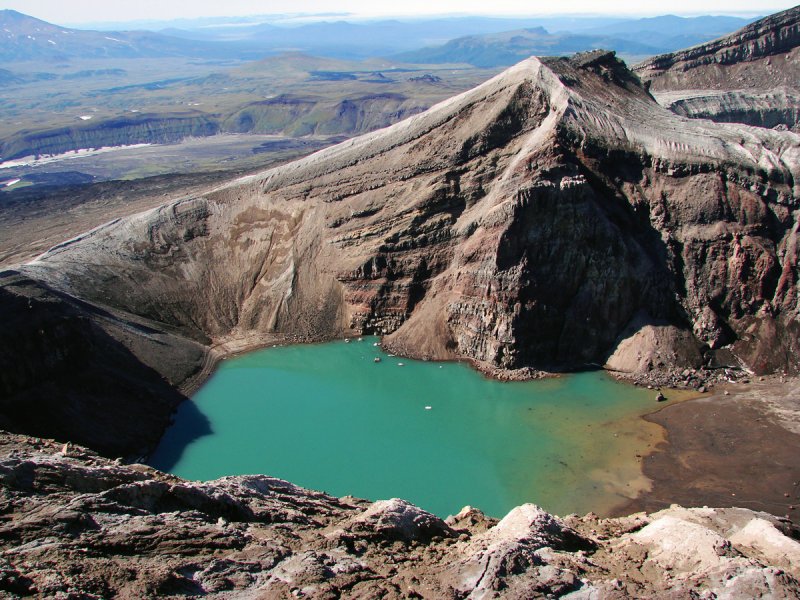Кратер вулкана Горелый Камчатка