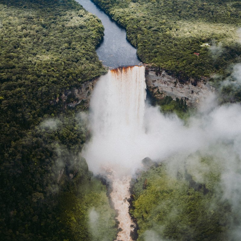Гайана водопад Ориндуик