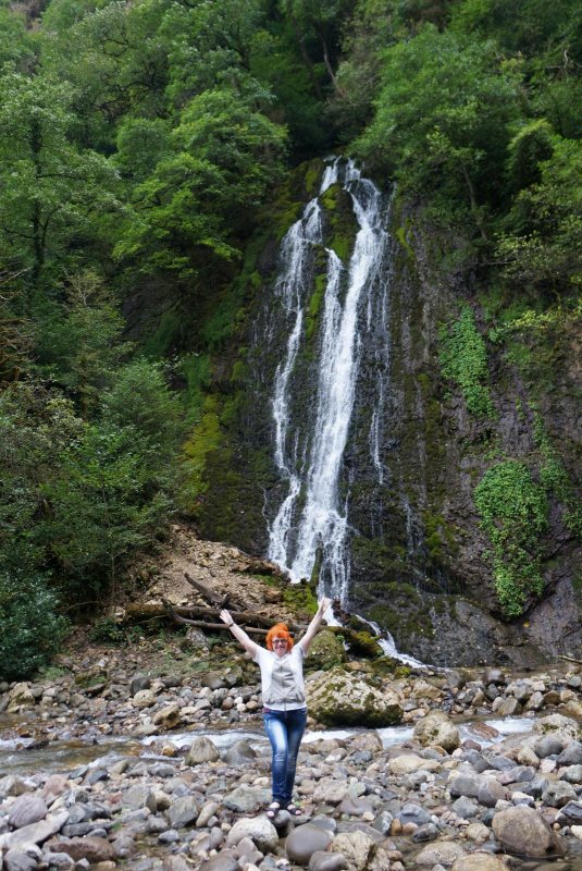 Ачандарские водопады в Абхазии