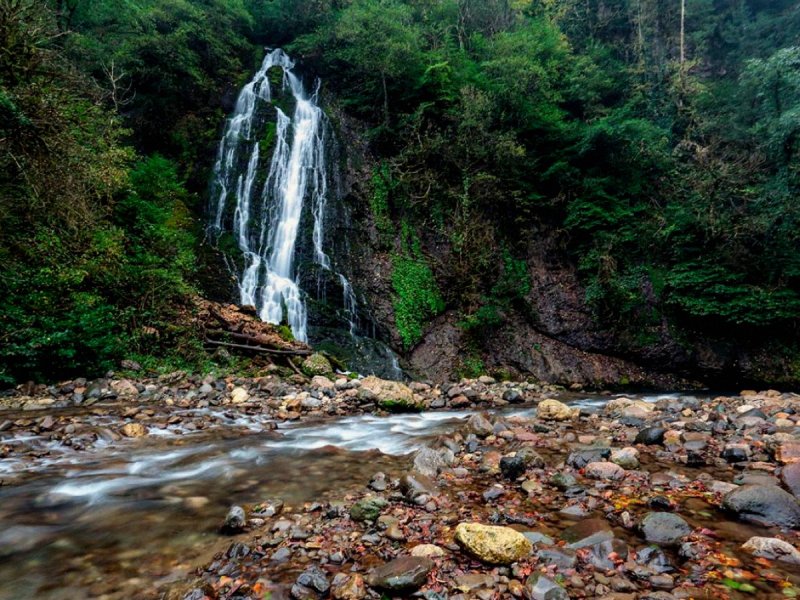 Водопад Аапста Абхазия