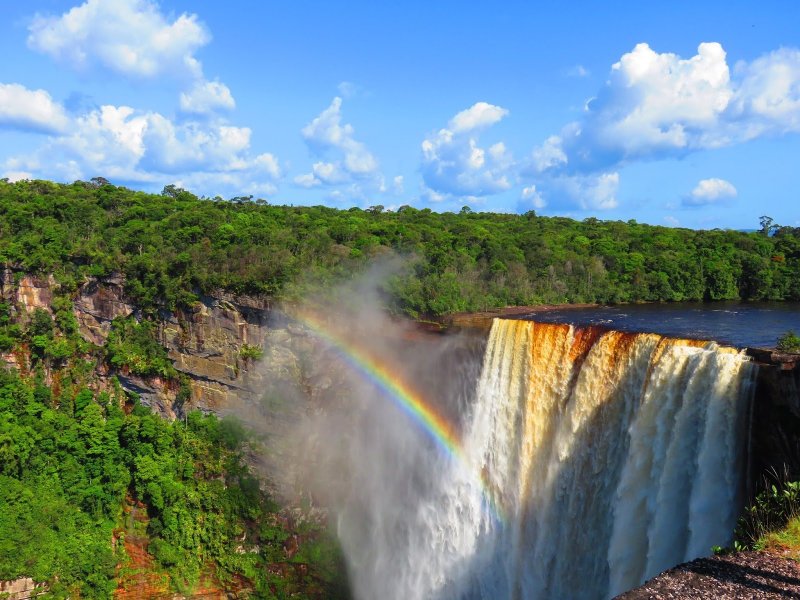 Водопад кача Гайана