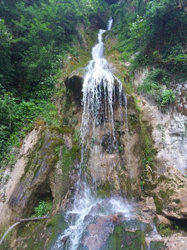 Водопад Курочкина в Абхазии