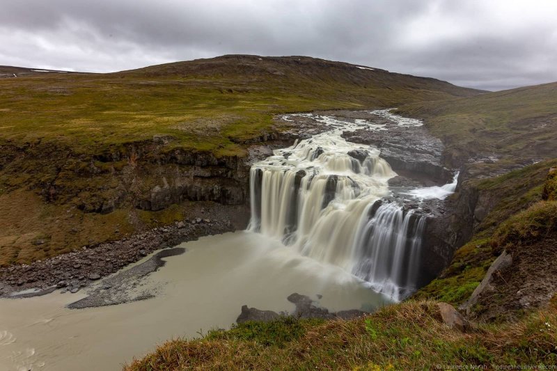 Водопад факси Исландия