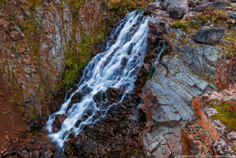 Батарейский водопад Мурманск