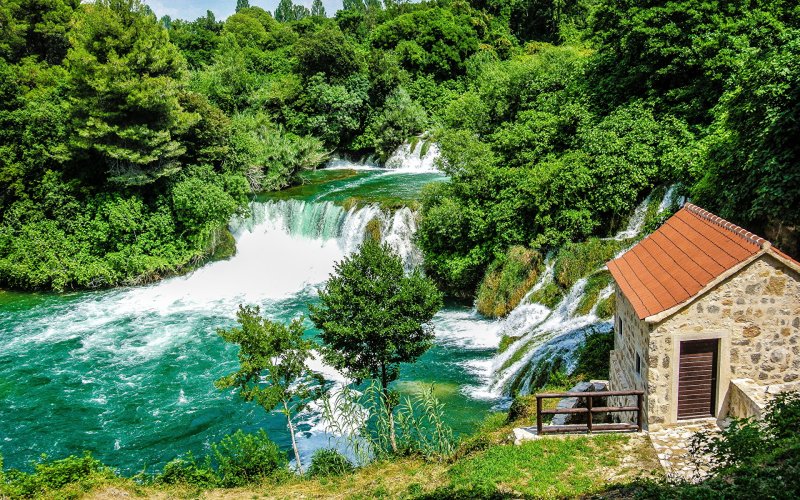 Хорватия водопады КРКА Плитвицкие озера