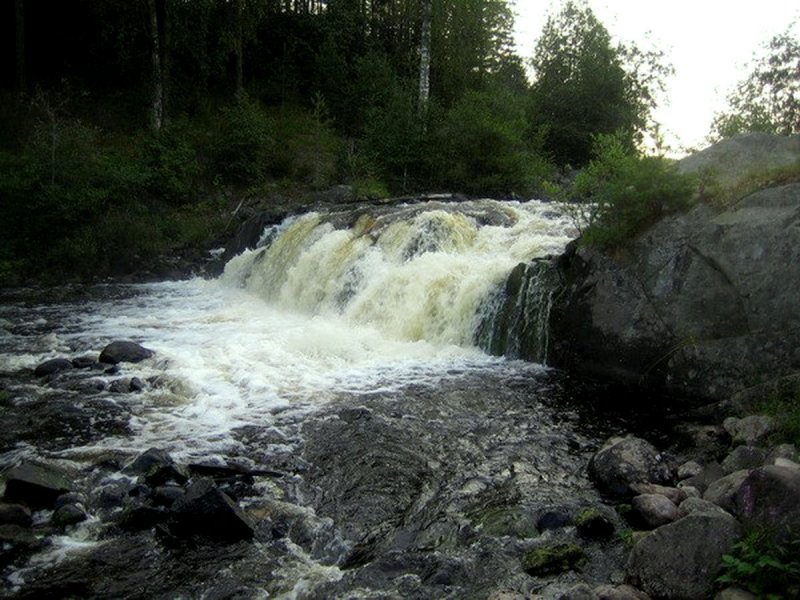 Водопад Падун Вологодская область