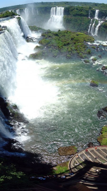 Водопад Игуасу вид сверху