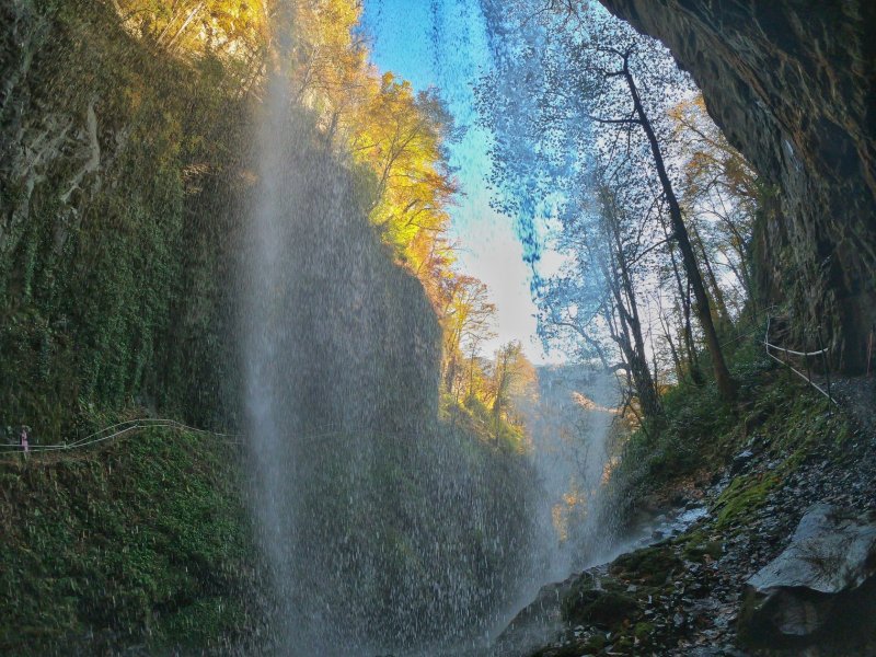 Акармарские водопады Абхазия