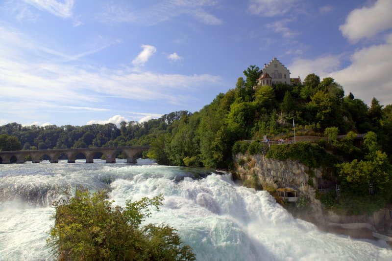 Рейнский водопад Швейцария