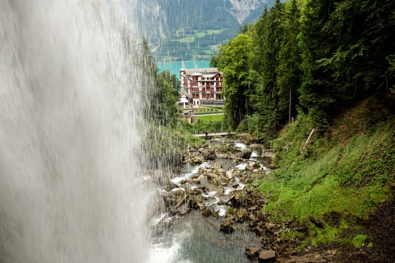 Граубюнден Швейцария водопад